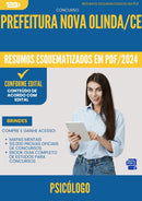 Resumos Esquematizados para Concurso Psicologo da Prefeitura Nova Olinda Ce 2025 - Conteúdo de Acordo com Edital
