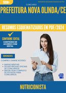 Resumos Esquematizados para Concurso Nutricionista da Prefeitura Nova Olinda Ce 2025 - Conteúdo de Acordo com Edital