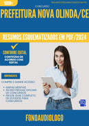 Resumos Esquematizados para Concurso Fonoaudiologo da Prefeitura Nova Olinda Ce 2025 - Conteúdo de Acordo com Edital