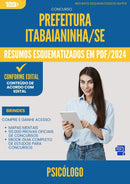 Resumos Esquematizados para Concurso Psicologo da Prefeitura Itabaianinha Se 2025 - Conteúdo de Acordo com Edital