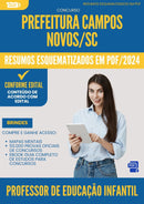 Resumos Esquematizados para Concurso Professor De Educacao Infantil da Prefeitura Campos Novos Sc 2025 - Conteúdo de Acordo com Edital