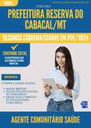 Resumos Esquematizados para Concurso Agente Comunitario Saude da Prefeitura Reserva Do Cabacal Mt 2024 - Conteúdo de Acordo com Edital