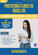 Resumos Esquematizados para Concurso Nutricionista da Prefeitura Flores De Goias Go 2025 - Conteúdo de Acordo com Edital