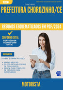 Resumos Esquematizados para Concurso Motorista da Prefeitura Chorozinho Ce 2025 - Conteúdo de Acordo com Edital