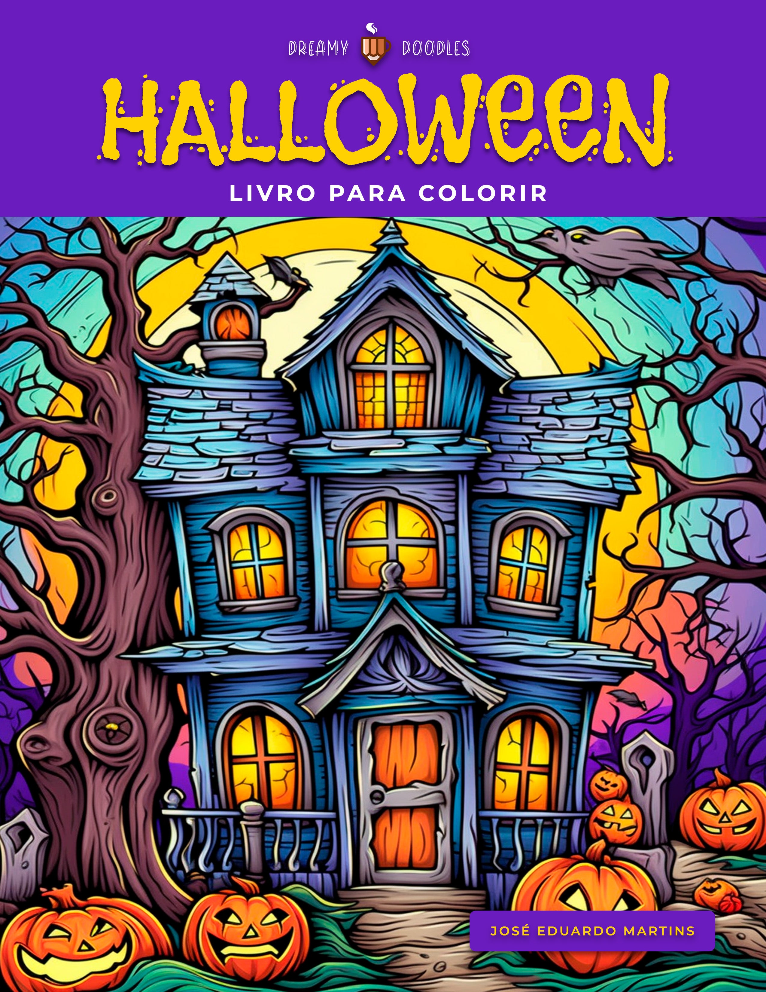 Livro para Colorir de Halloween para Adultos: 1