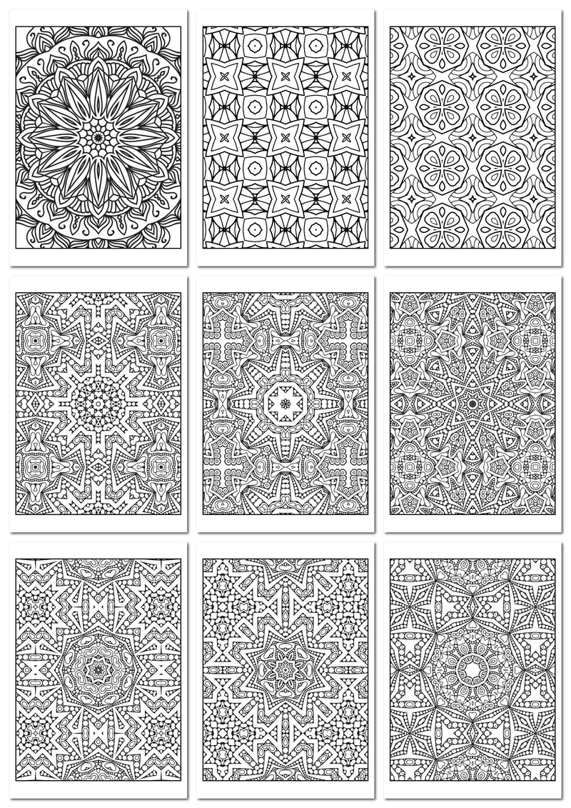 Livro de Colorir para Imprimir de Mandalas - 50 Imagens em Formato PDF - Acesso Imediato