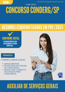 Resumos Esquematizados para Concurso Auxiliar De Servicos Conderg Sp 2025 - Conteúdo de Acordo com Edital