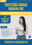 Resumos Esquematizados para Concurso Tecnico Seguranca Trabalho Camara da Prefeitura Mariana Mg 2025 - Conteúdo de Acordo com Edital