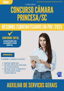 Resumos Esquematizados para Concurso Auxiliar De Servicos Gerais Camara da Prefeitura Princesa Sc 2025 - Conteúdo de Acordo com Edital
