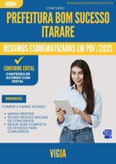 Resumos Esquematizados para Concurso Vigia da Prefeitura Bom Sucesso Itarare 2025 - Conteúdo de Acordo com Edital