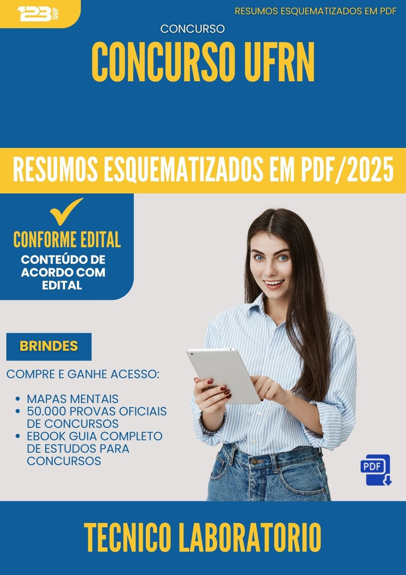 Resumos Esquematizados para Concurso Tecnico Laboratorio Eletroeletronica Ufrn 2025 - Conteúdo de Acordo com Edital