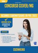 Resumos Esquematizados para Concurso Apostila Cozinheiro Cisver Mg 2025 - Conteúdo de Acordo com Edital