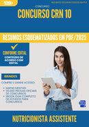 Resumos Esquematizados para Concurso Apostila Nutricionista Assistente Crn 10 2025 - Conteúdo de Acordo com Edital