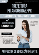 Flashcards para Concurso Professor Educacao Infantil da Prefeitura Pitangueiras Pr 2025 - 1.000 Flashcards de Acordo com Edital