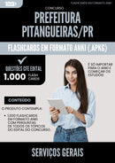 Flashcards para Concurso Servicos Gerais da Prefeitura Pitangueiras Pr 2025 - 1.000 Flashcards de Acordo com Edital