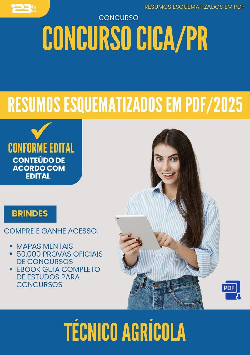 Resumos Esquematizados para Concurso Tecnico Em Higiene Bucal da Prefeitura Farias Brito Ce 2025 - Conteúdo de Acordo com Edital