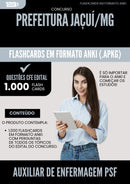 Flashcards para Concurso Auxiliar De Enfermagem Psf da Prefeitura Jacui Mg 2025 - 1.000 Flashcards de Acordo com Edital
