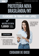 Flashcards para Concurso Cuidador De Idoso Nova da Prefeitura Brasilandia Mt 2025 - 1.000 Flashcards de Acordo com Edital