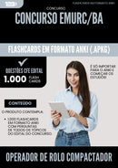 Flashcards para Concurso Operador De Rolo Compactador Emurc Ba 2025 - 1.000 Flashcards de Acordo com Edital