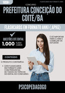 Flashcards para Concurso Psicopedagogo da Prefeitura Conceicao Do Coite Ba 2025 - 1.000 Flashcards de Acordo com Edital