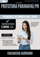 Flashcards para Concurso Engenheiro Agronomo da Prefeitura Paranavai Pr 2025 - 1.000 Flashcards de Acordo com Edital