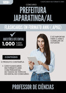 Flashcards para Concurso Professor De Ciencias da Prefeitura Japaratinga Al 2025 - 1.000 Flashcards de Acordo com Edital