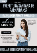 Flashcards para Concurso Auxiliar Desenvolvimento Infantil Santana De da Prefeitura Parnaiba Sp 2025 - 1.000 Flashcards de Acordo com Edital