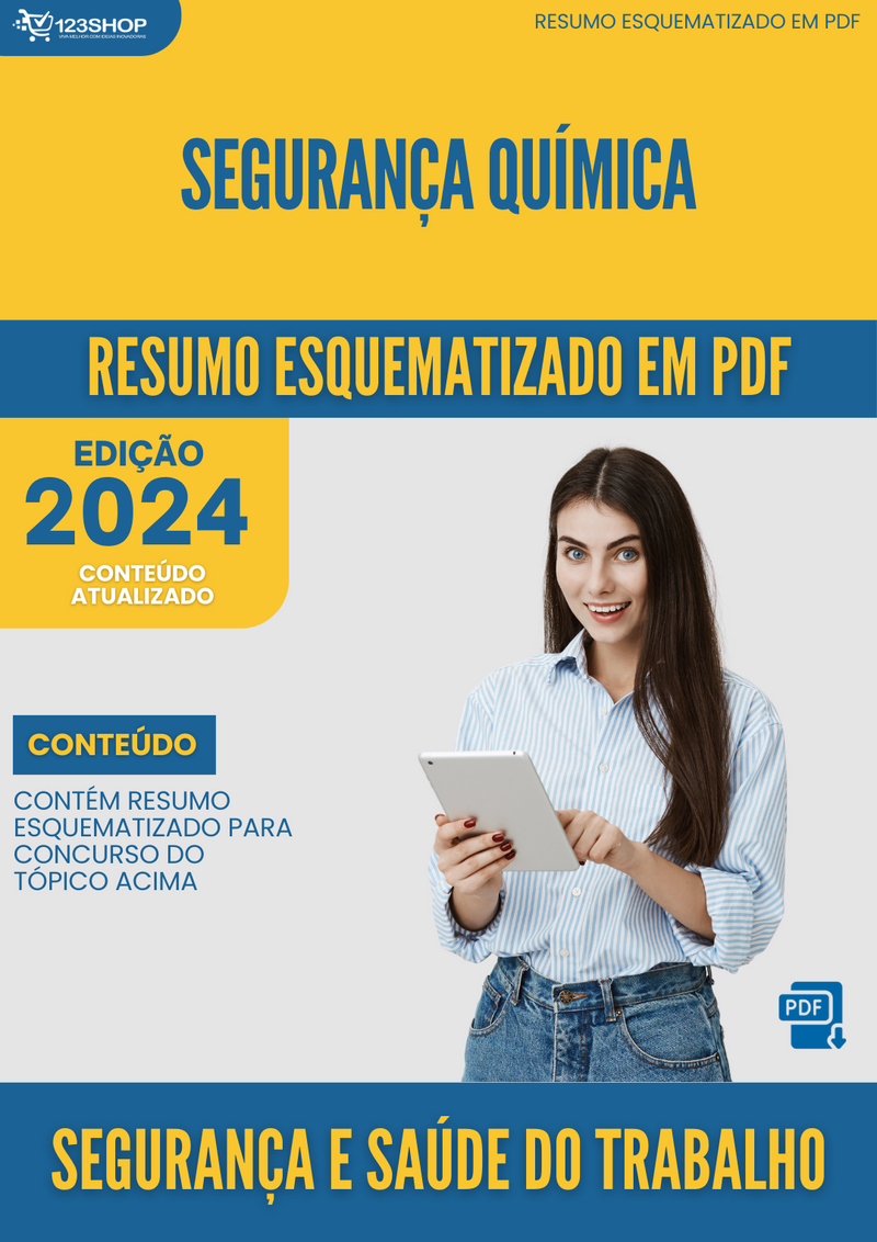 Resumo Esquematizado de Segurança E Saúde Do Trabalho Sobre Segurança Química para Concursos | loja123shop