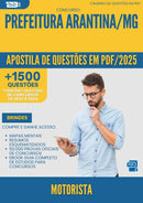 Apostila de Questões para Concurso Motorista da Prefeitura Arantina Mg 2025 - Mais de 1.500 Questões