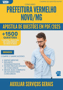 Apostila de Questões para Concurso Auxiliar Servicos Gerais da Prefeitura Vermelho Novo Mg 2025 - Mais de 1.500 Questões