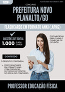 Flashcards para Concurso Professor Educacao Fisica da Prefeitura Novo Planalto Go 2025 - 1.000 Flashcards de Acordo com Edital