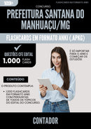Flashcards para Concurso Contador Santana Do da Prefeitura Manhuacu Mg 2025 - 1.000 Flashcards de Acordo com Edital