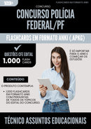 Flashcards para Concurso Policia Federal Pf 2025 Tecnico Assuntos Educacionais - 1.000 Flashcards de Acordo com Edital