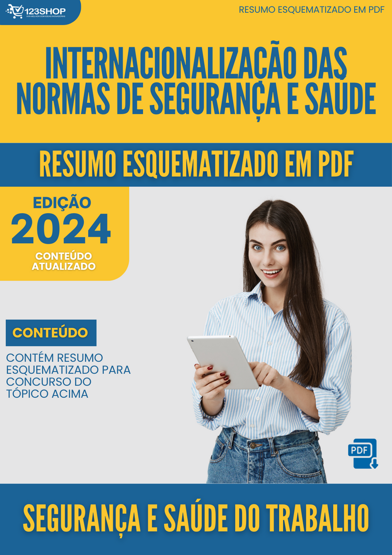 Resumo Esquematizado de Segurança E Saúde Do Trabalho Sobre Internacionalização Das Normas De Segurança E Saúde para Concursos | loja123shop