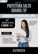 Flashcards para Concurso Eletricista da Prefeitura Salto Grande Sp 2025 - 1.000 Flashcards de Acordo com Edital