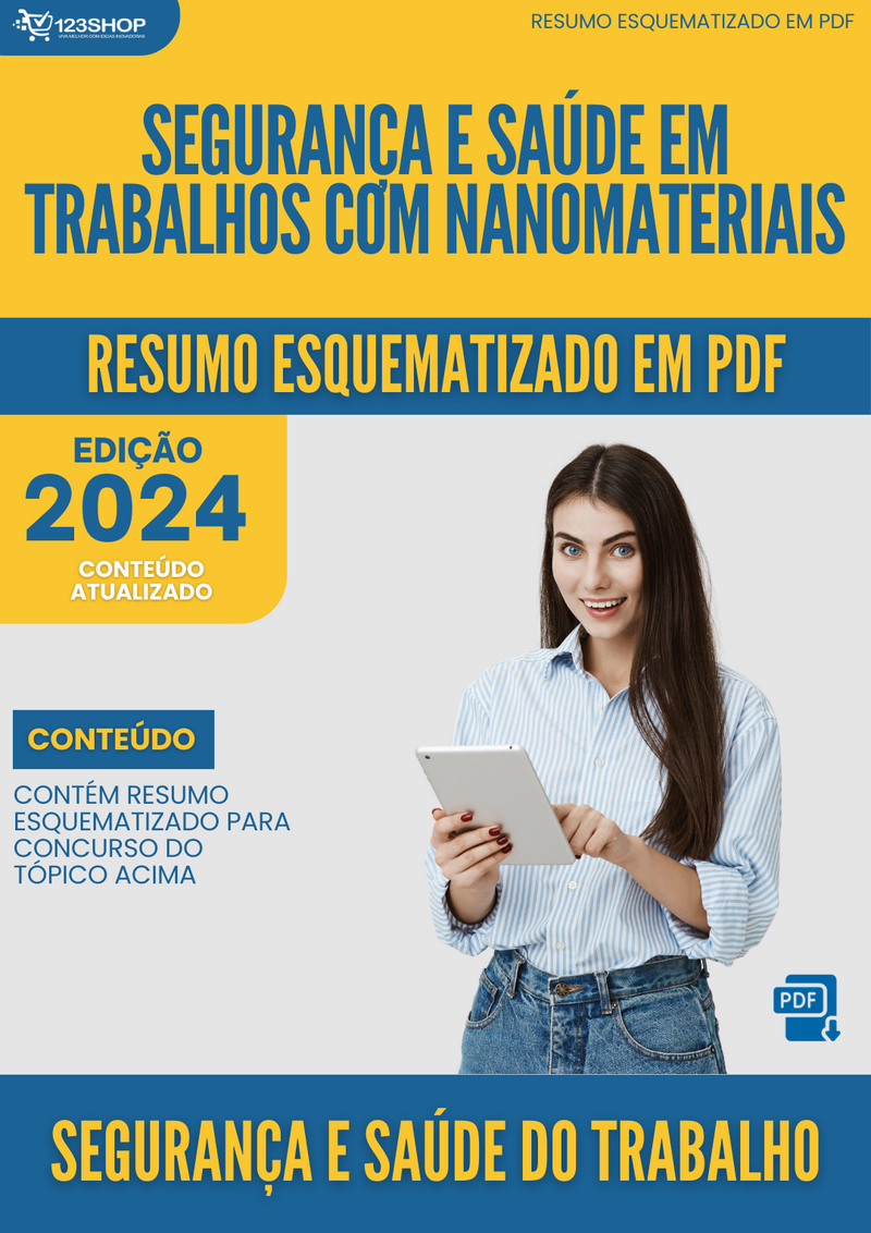 Resumo Esquematizado de Segurança E Saúde Do Trabalho Sobre Segurança E Saúde Em Trabalhos Com Nanomateriais para Concursos | loja123shop