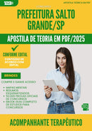 Apostila Teórica para Concurso Acompanhante Terapeutico da Prefeitura Salto Grande Sp 2025 - Conteúdo de Acordo com Edital