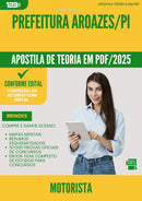 Apostila Teórica para Concurso Motorista da Prefeitura Aroazes Pi 2025 - Conteúdo de Acordo com Edital