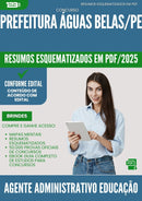 Resumos Esquematizados para Concurso Agente Administrativo Educacao da Prefeitura Aguas Belas Pe 2025 - Conteúdo de Acordo com Edital