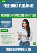Resumos Esquematizados para Concurso Tecnico Enfermagem Esf da Prefeitura Portao Rs 2025 - Conteúdo de Acordo com Edital