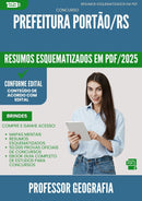 Resumos Esquematizados para Concurso Professor Geografia da Prefeitura Portao Rs 2025 - Conteúdo de Acordo com Edital