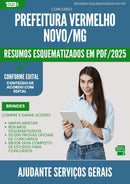 Resumos Esquematizados para Concurso Ajudante Servicos Gerais da Prefeitura Vermelho Novo Mg 2025 - Conteúdo de Acordo com Edital