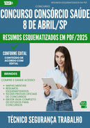 Resumos Esquematizados para Concurso Tecnico De Seguranca Do Trabalho Consorcio da Prefeitura Saude 8 De Abril Sp 2025 - Conteúdo de Acordo com Edital