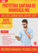 800 Questões Comentadas para Concurso Mecanico Maquinas Pesadas Leves Santana Do da Prefeitura Manhuacu Mg 2025 - 800 Questões