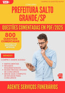800 Questões Comentadas para Concurso Agente De Servicos Funerarios da Prefeitura Salto Grande Sp 2025 - 800 Questões