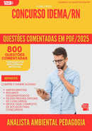 800 Questões Comentadas para Concurso Analista Ambiental Pedagogia Idema Rn 2025 - 800 Questões