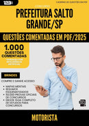 1000 Questões Comentadas para Concurso Motorista da Prefeitura Salto Grande Sp 2025 - 1000 Questões