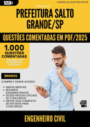 1000 Questões Comentadas para Concurso Engenheiro Civil da Prefeitura Salto Grande Sp 2025 - 1000 Questões