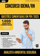 1000 Questões Comentadas para Concurso Analista Ambiental Geologia Idema Rn 2025 - 1000 Questões