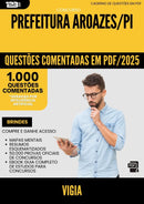 1000 Questões Comentadas para Concurso Vigia da Prefeitura Aroazes Pi 2025 - 1000 Questões